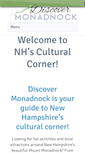 Mobile Screenshot of discovermonadnock.com
